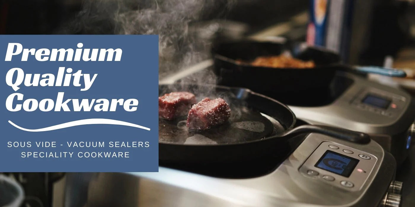 Australia's Best and Largest Range of Sous Vide Machines, Cryovac Machines Vacuum Sealers, Control Freak, SPpeciality Cookware, Smoking Gun Pro, Vacuum Sealer Bags and Rolls with over 890 great 5 star reviews