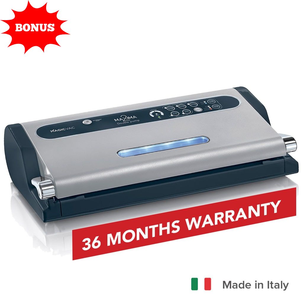 Magic Vac Maxima 2 Commercial Vacuum Sealer Cryovac Machine Made in Italy 36 Month Warranty
