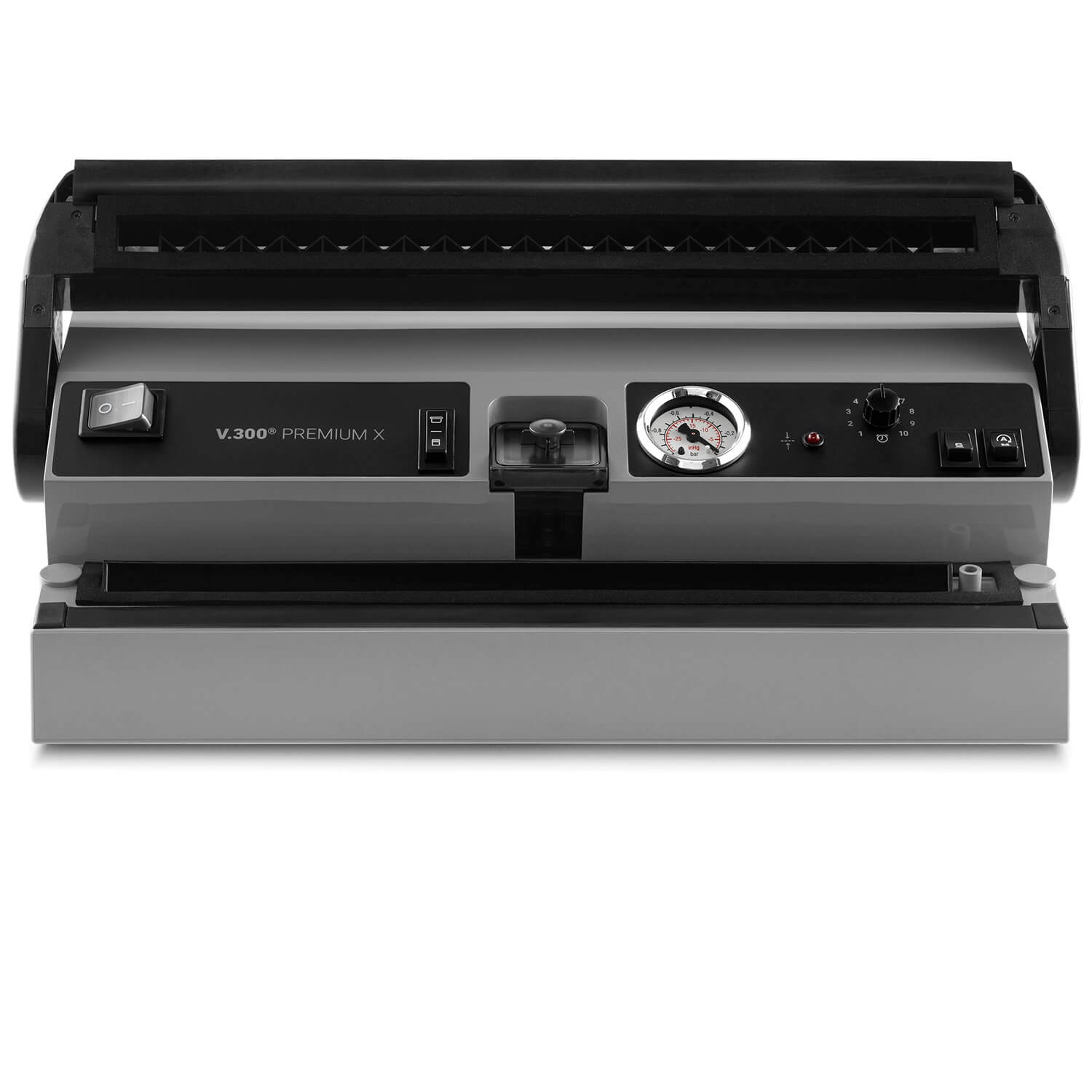 Lava V300 Premium X Vacuum Sealer Cryovac Machine Front on View with Lid Open