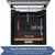 Pro-line Food Vacuum Sealer Cryovac Machine VS-CHD1 Lid Opwn Looking Down Showing Internal Chamber Dimensions in cm - Length of Chamber 26.5cm Width of Chamber 25.5cm Depth/Height of Chamber 6.0cm Maximum Bag Size for use in VS-CHD1 25cm Wide x 28cm Length