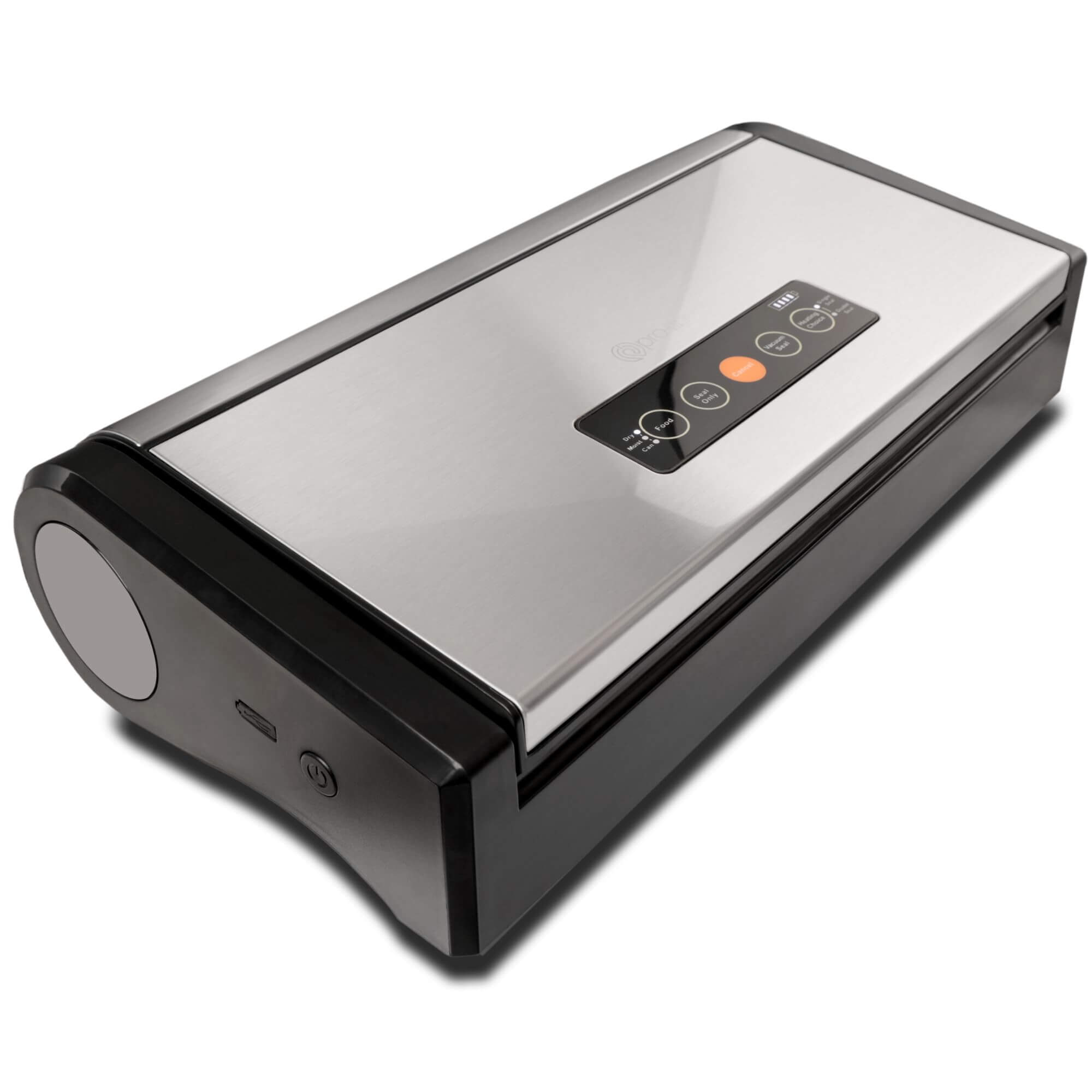 Pro-line VS-B2 Cordless Vacuum Sealer Cryovac Machine Rechargable & Portable Side on View