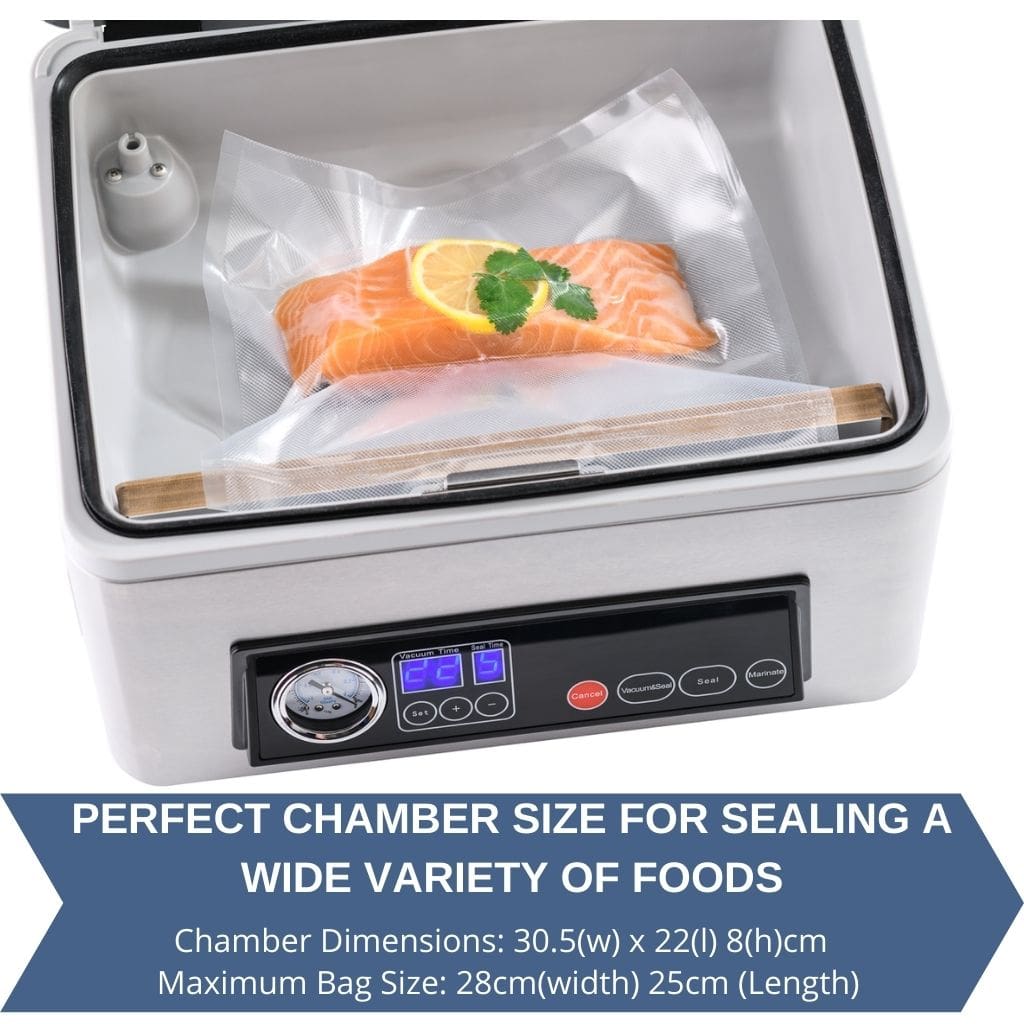 Proline D4 Vacuum Chamber Sealer Chamber View