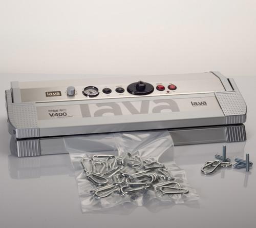 Lava V.350® Premium vacuum sealer - manometer display