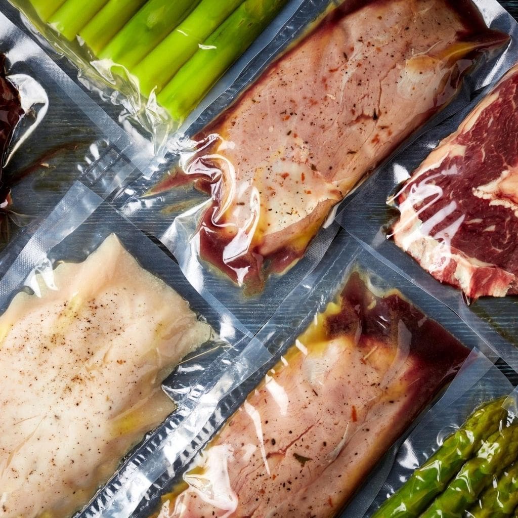 Vacuum Chamber Sealed Bags Ideal for Apuro Vacuum Chamber GF439-A Pictured Vacuum Sealed Food