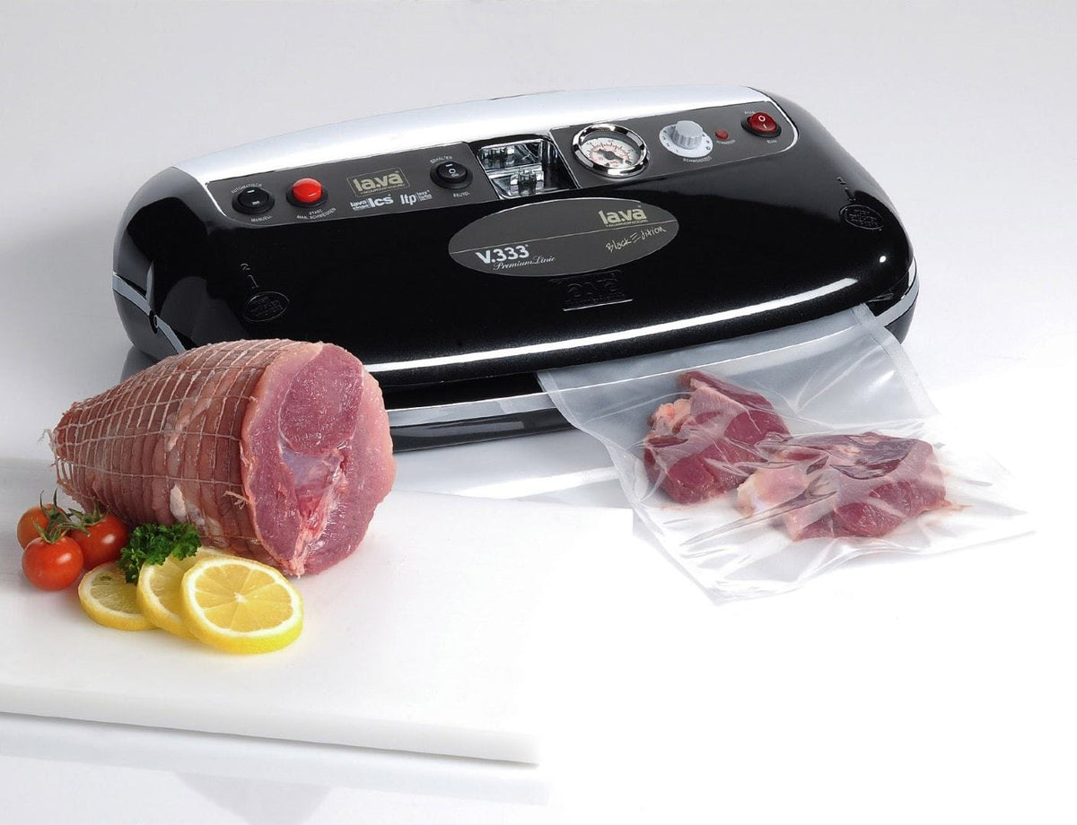 Lava Vacuum Sealer V.333 Premium Triple Seal Black Vacuum Sealer Lava