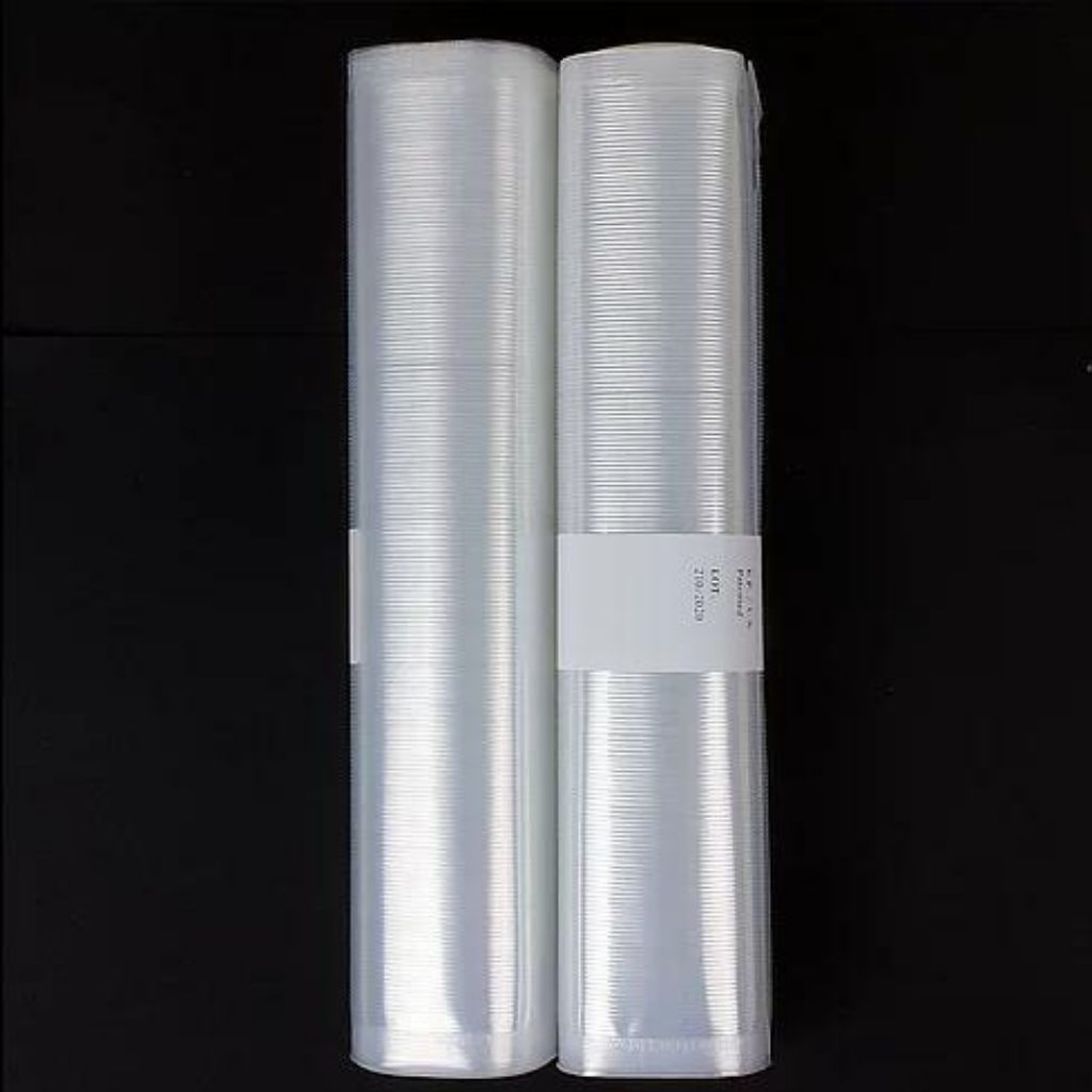 Magic Vac Vacuum Sealer Food Vacuum Sealer Rolls 30cm x 600cm 2 Pack on Black Background