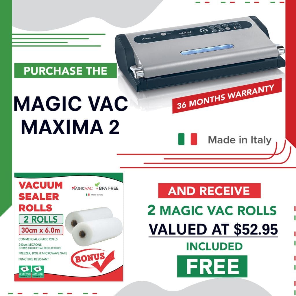 Magic Vac Maxima 2 Commercial Vacuum Sealer Cryovac Machine - Sous Vide Chef