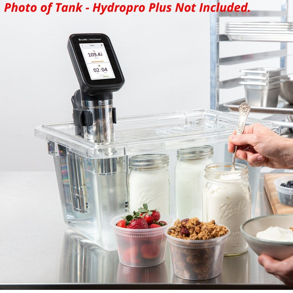 Cambro Custom Tank 18 Litre Includes Laser Cutout Lid for Breville | Polyscience Hydropro & Hydropro Plus