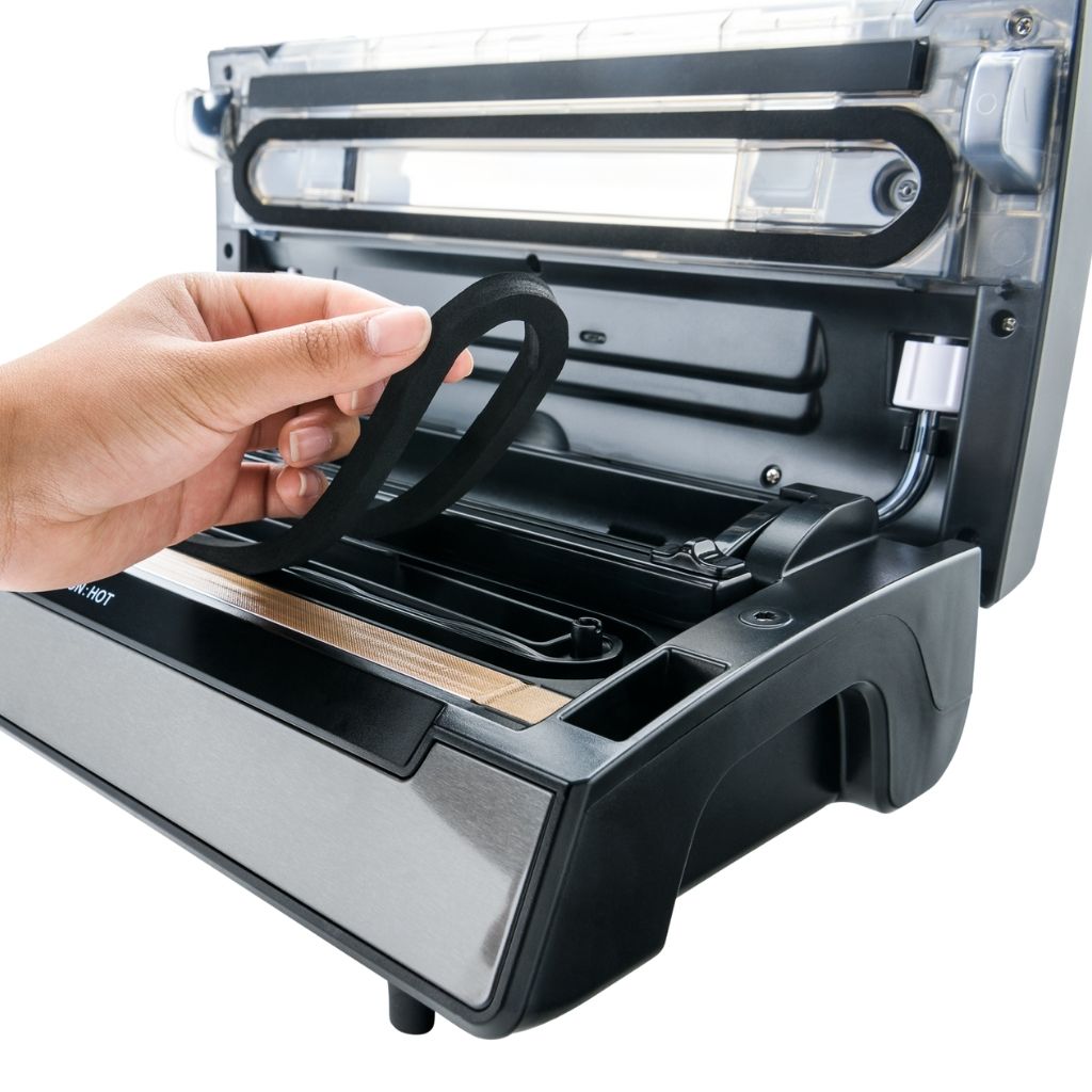 Pro-Line C1-1 Vacuum Sealer Cryovac Machine showing easy to remove vacuum sealer seal or gasket 