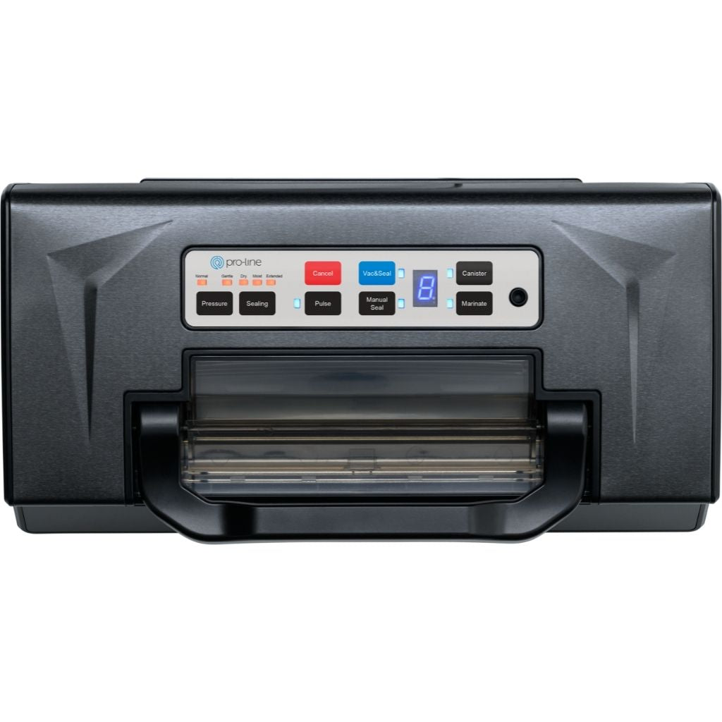 Pro-Line C1-1 Vacuum Sealer Cryovac Machine Showing LCD front control panel for easy operation
