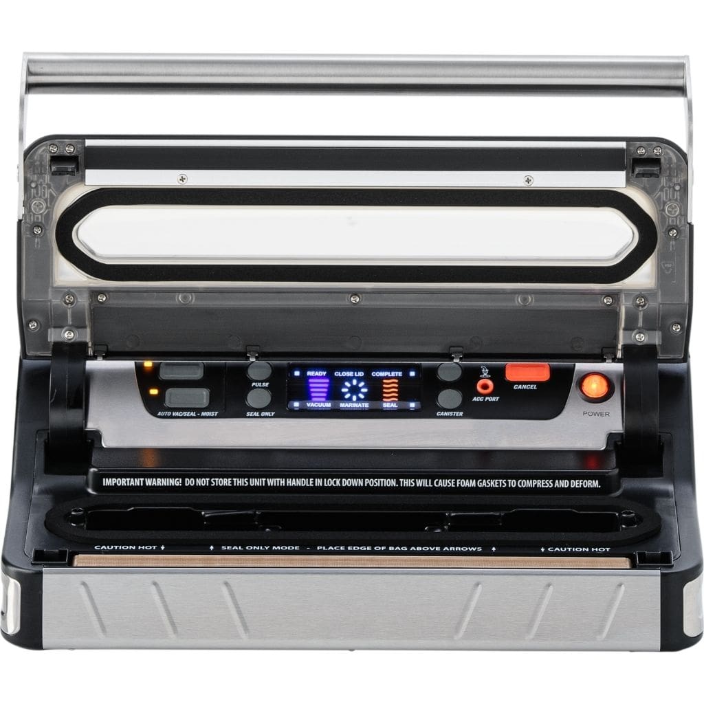 Pro-Line Vacuum Sealer Cryovac Machine Lid Open font on view