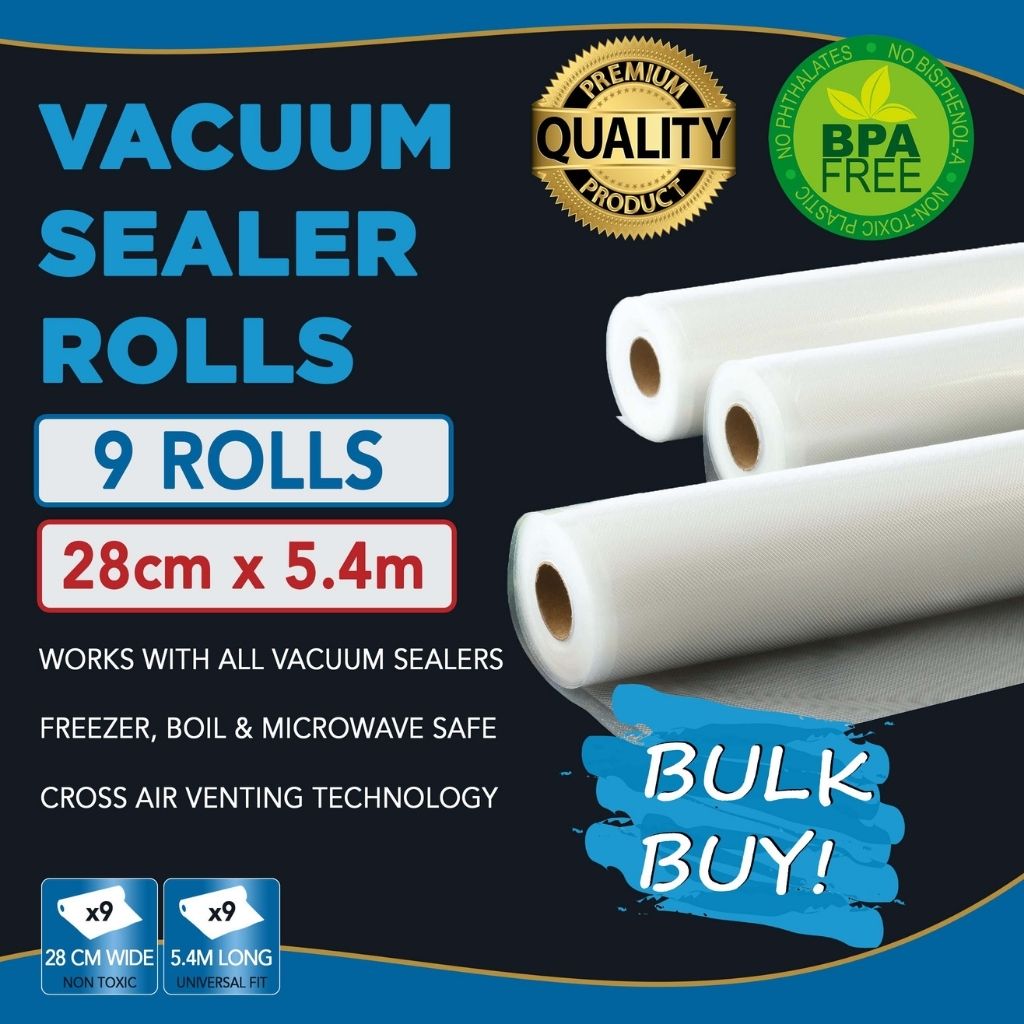 Pro-line Premium Vacuum Sealer Bags and Rolls Cryovac Bags for Vacuum Sealers and Cryovac Machines Bulk Buy