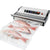 Pro-line VS-I40-1 Vacuum Sealer Cryovac Machine showing Vacuum Sealed Fis