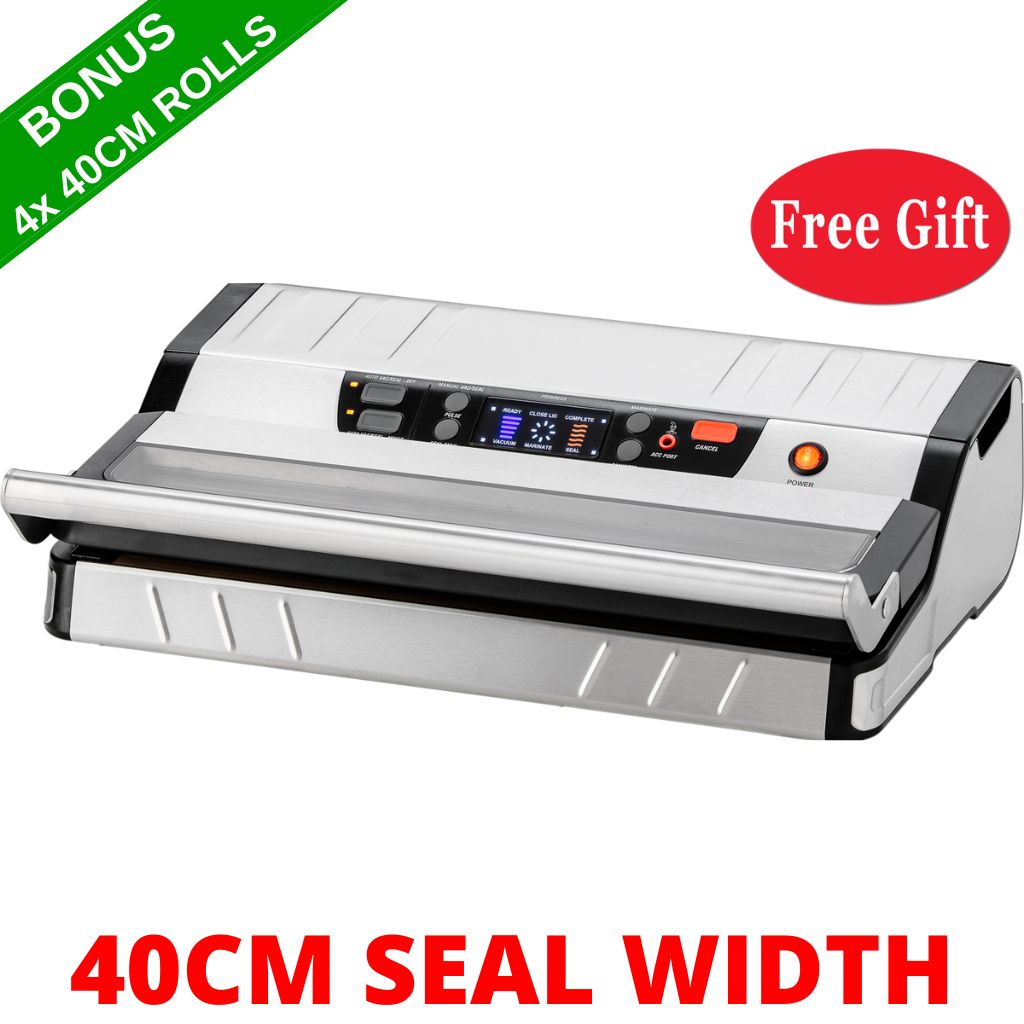 Pro-line VS-I40-1 Vacuum Sealer Cryovac Machine with Special Bonus Vacuum Sealer Roll Offer