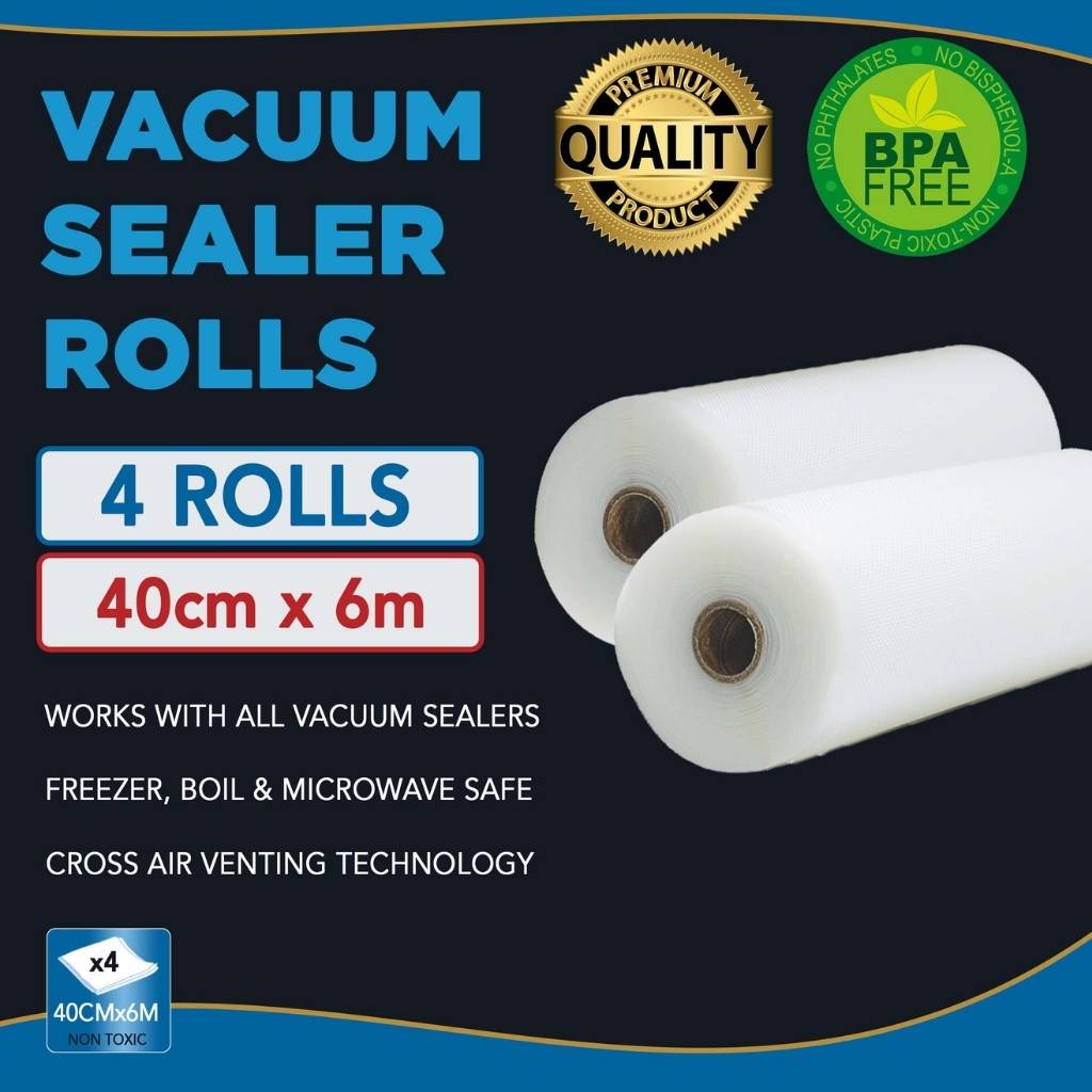 GERYON Vacuum Sealer Bags Rolls 8