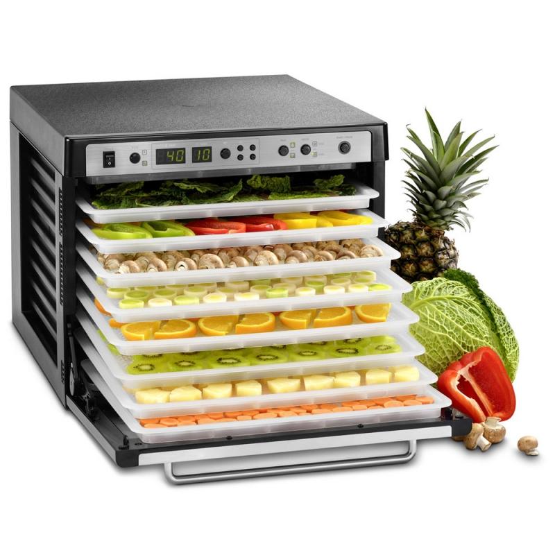 Sedona Combo Rawfood Dehydrator Dual Fan 9 BPA Free Plastic Trays Food Dehydrator Sedona