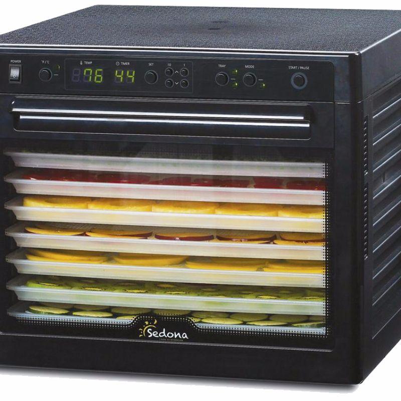 Sedona Classic Dual Fan Rawfood Dehydrator 9 BPA Plastic Trays Food Dehydrator Sedona
