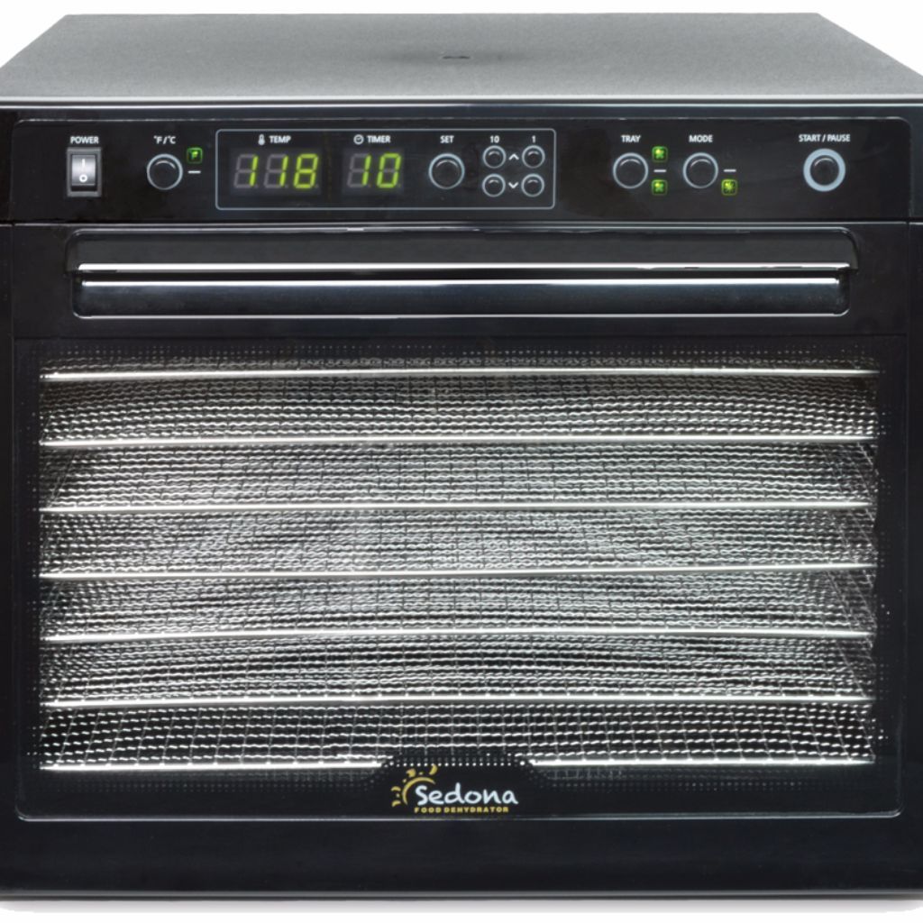 Sedona Classic Dual Fan Rawfood Dehydrator 9 Stainless Steel Trays Food Dehydrator Sedona