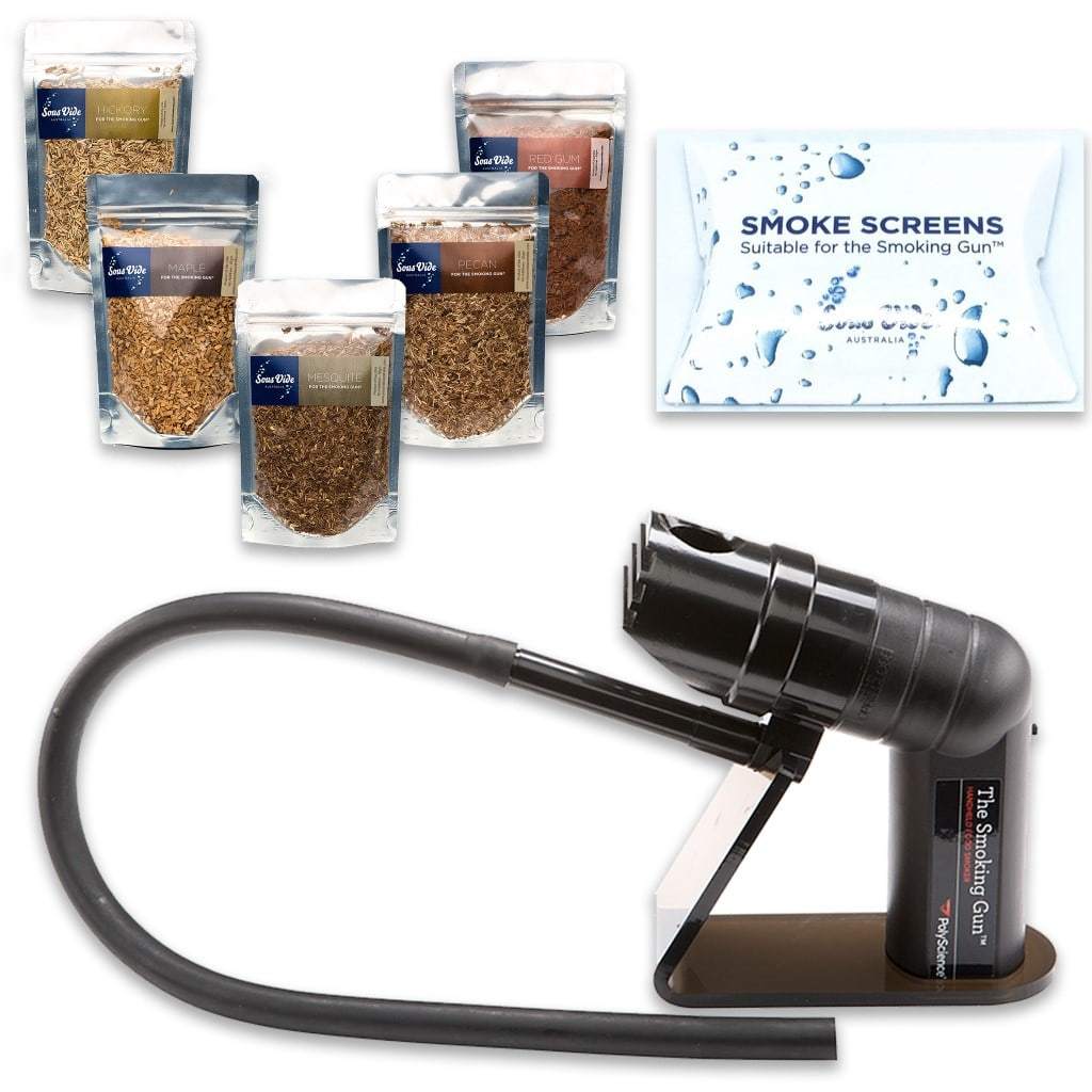PolyScience Smoking Gun Original Starter Gift Pack inc. Woodchips