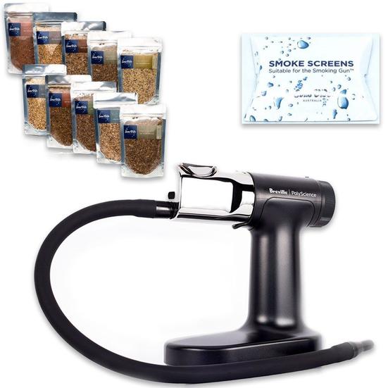 PolyScience Smoking Gun PRO Gift Pack 10 Woodchips &amp; Free Filters Smoking Gun PolyScience